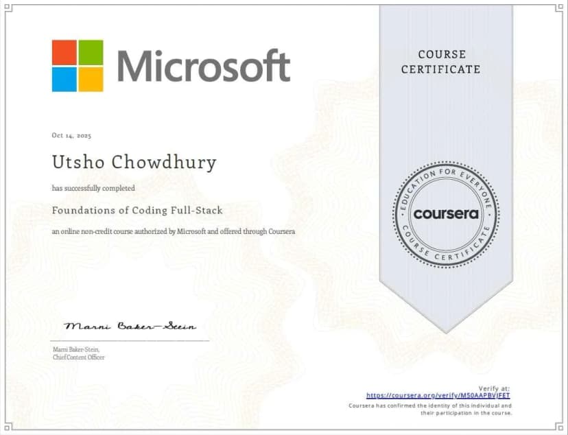 Foundations Coding Full-Stack