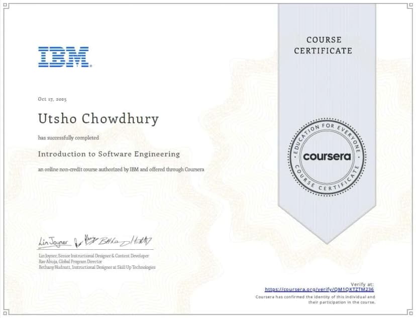 Introduction Software Engineering
