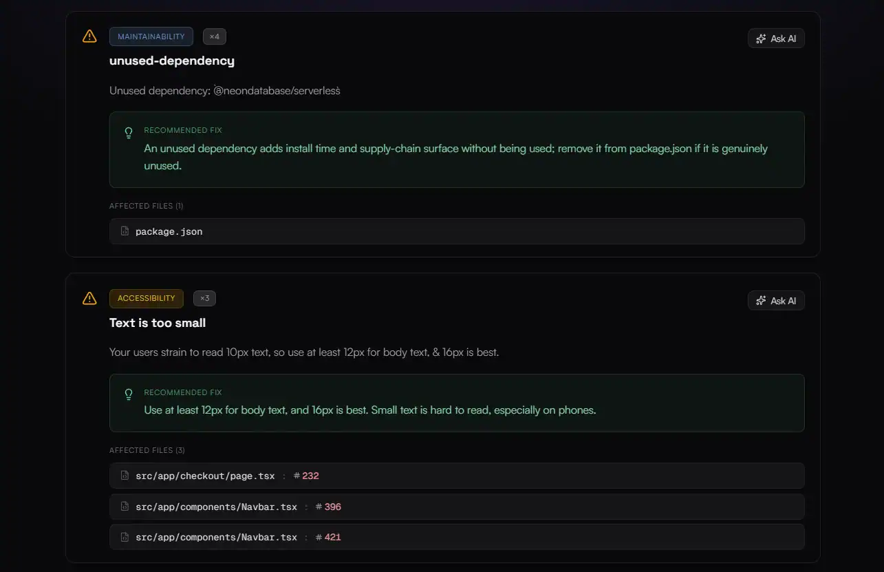 Issues in proper Details with Copyable AI Prompt