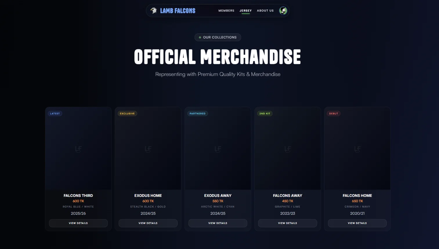 Featured Merchandise Section (ongoing)