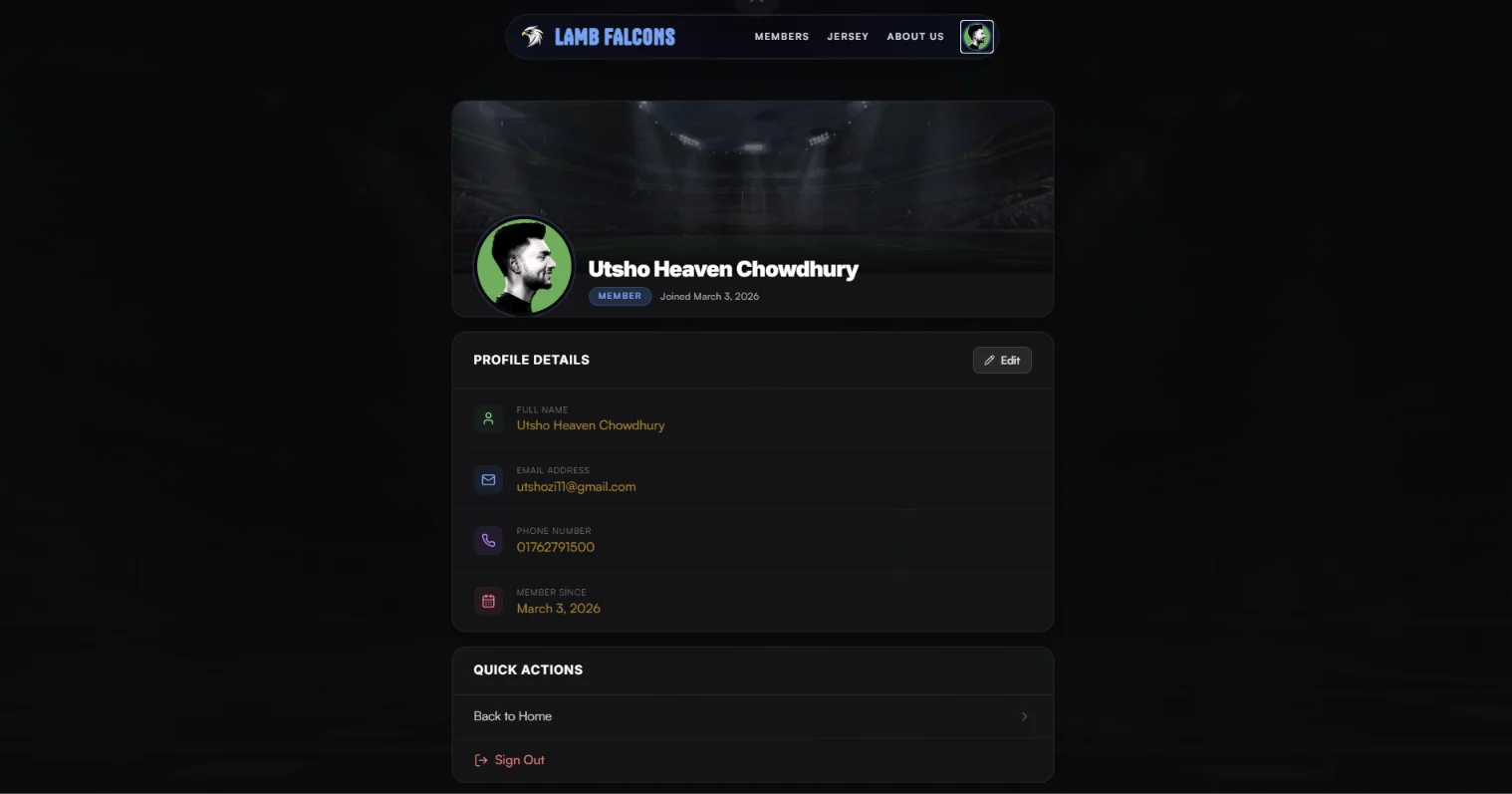 Membership Dashboard Preview (ongoing)